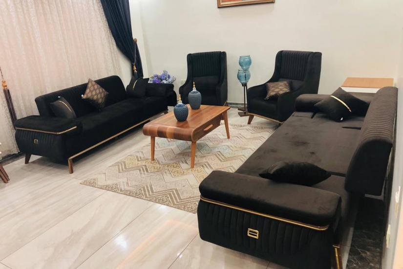 Black Luxury Sofa Set